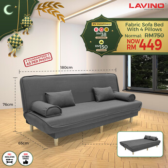 Sofa Bed with 4 Pillows SB511 